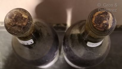 null 2 bouteilles

Eau de Vie Château de POLEON 1840 Millésime estampé sur le bouchon....