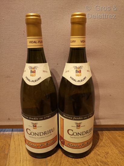 2 bouteilles 
CONDRIEU - VIDAL FLEURY 20...