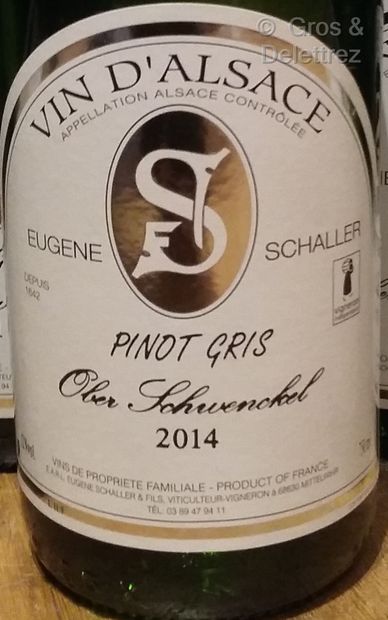 null 7 bouteilles

PINOT GRIS "Ober Schwenckel" - E. SCHALLER 4 de 2011 et 3 de ...