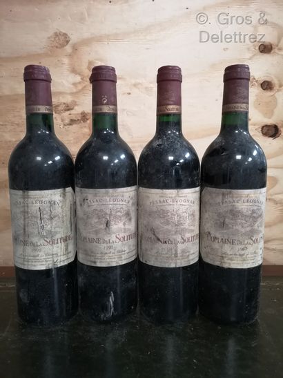 null 4 bouteilles

Domaine de La SOLITUDE - Pessac Léognan 1997

Etiquettes tachées...