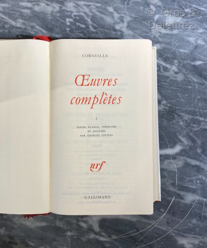  PléiMobiliere. Pierre CORNEILLE 
OEuvres complètes 
3 volumes sous emboitage NR...