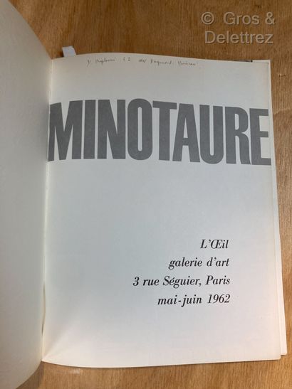 null Minotaur

L'Œil, art gallery rue Séguier, Paris

May-June 1962