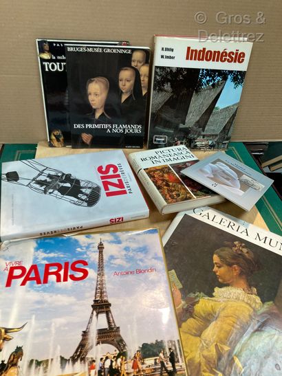 null Lot of eight various art books, including "From the Flemish primitives to our...