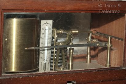 null Lot including : 

- a holosteric recording barometer with seven capsules. In...