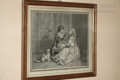 null ALLAIS after BOILLY

Two children and a bird

Two children and a dog

Pair of...