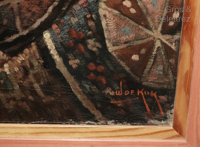 null Willem DE KOK (1883-1959)

Nature morte au vase de fleurs sur un tapis 

Huile...