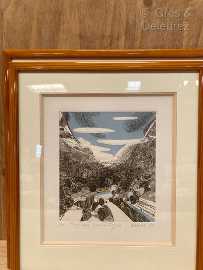 null Sirbegovic KEMAL (born 1939)

Romantic landscape 

Lithograph signed, titled,...