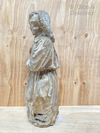 null 
XVth century





Angel with a tunic





Sculpture in imitation of limestone





Height...