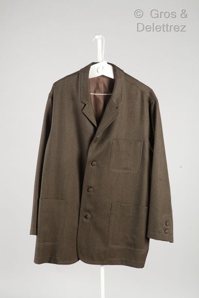 CERRUTI 1881 Lot composé de trois vestes identiques, col châle cranté, simple boutonnage,...