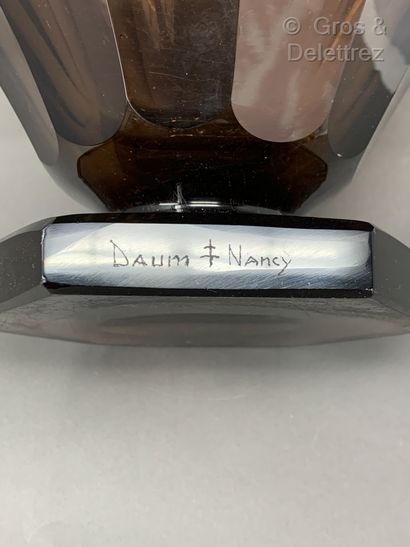 DAUM NANCY FRANCE Coupe en verre mauve

Signée

H : 17 Diam : 22 cm