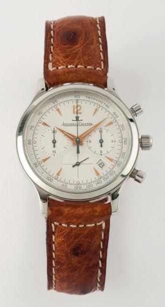 JAEGER LECOULTRE «Master Control 1000 hours» Montre de poignet chronographe en acier....