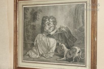 null ALLAIS after BOILLY

Two children and a bird

Two children and a dog

Pair of...