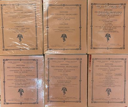 [COLONIES - GÉNÉRALITÉS] Ensemble de 12 volumes. - Hanotaux et Martineau

Histoire...