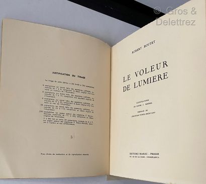 [IRRIERA] BOUTET Robert Le Voleur de Lumière

Casablanca, Editions Maroc Presse

1941

in-8...