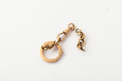 Yellow gold watch chain. P. 6,1g. as is.