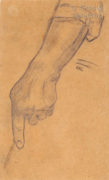 Pierre Puvis de CHAVANNES (1824 - 1898) Study of a hand

Inverted study for Fra Angelico's...