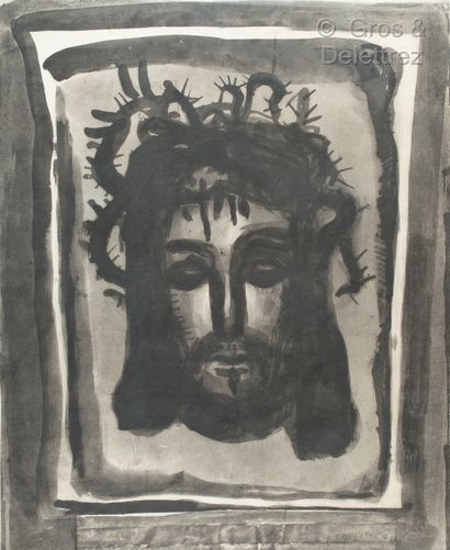 Georges ROUAULT (1871 – 1958) "It is by his wounds that we are healed" plate 58 of...