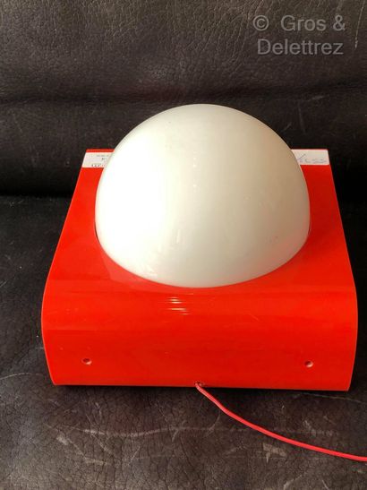 null Red plastic lamp