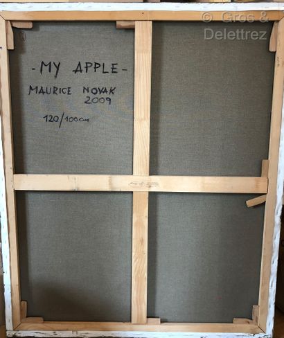 null My Apple



Huile sur toile figurant une pomme, titrée en bas à gauche et signée...
