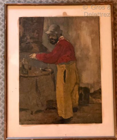 null Edouard VUILLARD



Toulouse Lautrec devant une table



Lithographie en couleur...