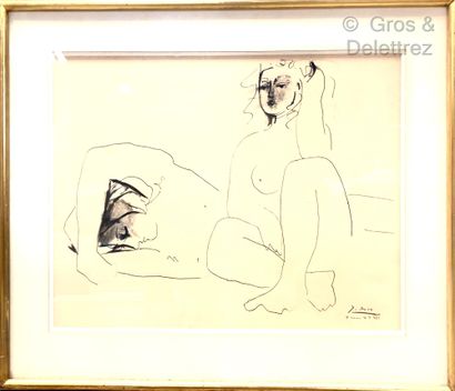 D’après Pablo Picasso 
 
Deux femmes 
 
Reproduction...