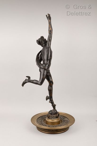 null D’après Jean de BOLOGNE

Hermès volant

Sculpture en bronze patiné reposant...