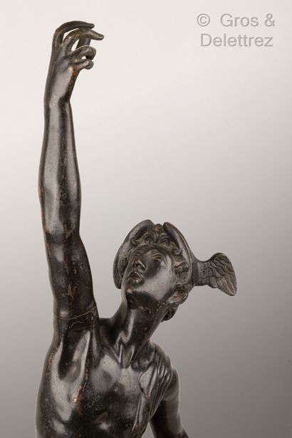 null D’après Jean de BOLOGNE

Hermès volant

Sculpture en bronze patiné reposant...