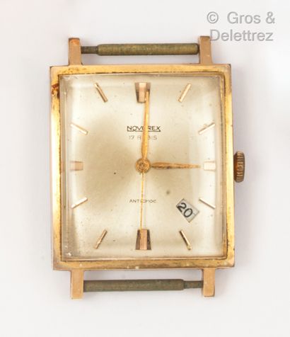 null Lot de deux montres en acier et acier doré, l’une signée KELTON boîtier rond...