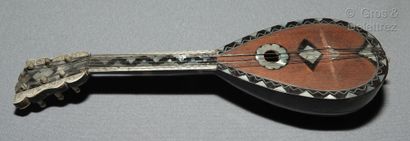 null Meeting of miniature stringed musical instruments in tortoiseshell, mother-of-pearl...