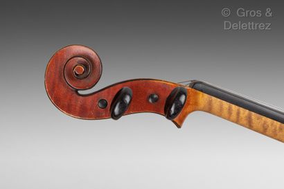 null French made violin by GAND et BERNARDEL Frères, in Paris 1884.

One-piece back...