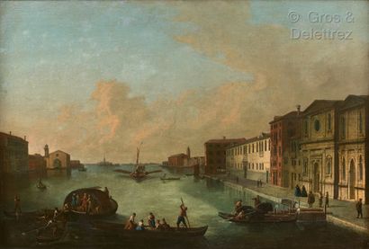 null Johan Anton RICHTER (Stockholm 1665 - Venise 1745)	

Venise de la Guidecca Fondamente...