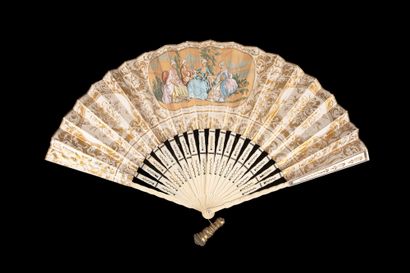 Three fans, circa 1840-1850 *The first, the...