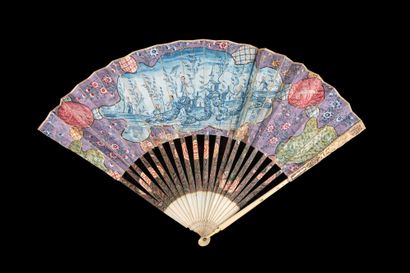 null Promise of the Far Away, Europe, ca. 1760-1770
Folded fan, the double sheet...