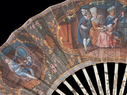null Spanish Concerto, ca. 1770-1780
Folded fan, the leaf made of skin, lined with...