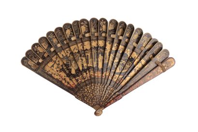 Two fans, Asia, 19th century *The first one,...