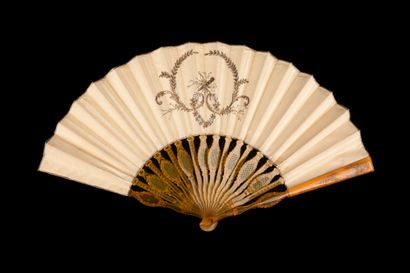null The Fortune Teller, Europe, ca. 1900
Folded fan, the skin sheet painted with...