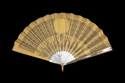 null Scintillation in a mirror, Europe, ca. 1920
Folded fan, the silk sheet embroidered...