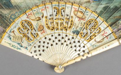 null Alexander and Darius, Europe, ca. 1750
Folded fan, the leaf in skin, mounted...