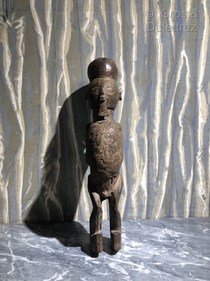 null R. D. du Congo / Congo Statuette fétiche Peuple Téké Fin 19ème – Début 20ème...