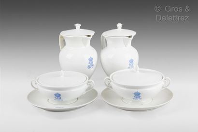 Sevres. A pair of covered pots and a pair...