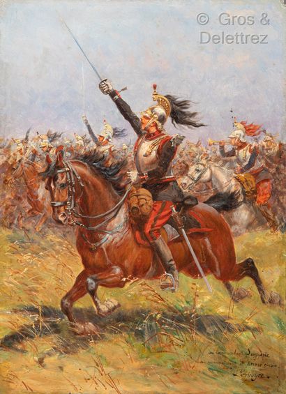 Paul PERBOYRE (1851-1929) The charge of the...