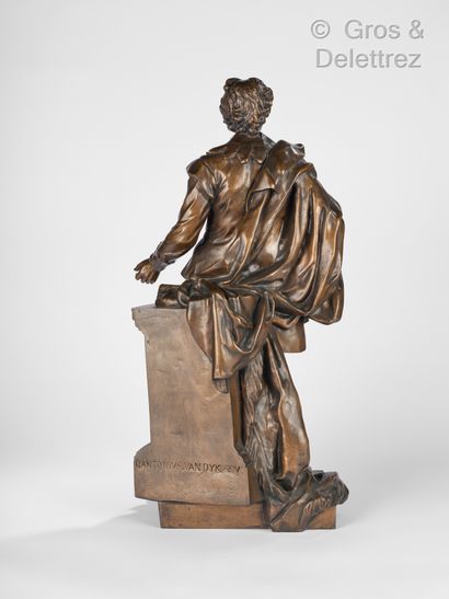 null 
After Michael RYSBRACK (1693-1770) Proof in bronze with brown and gold patina...