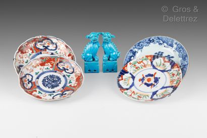 Chine et Japon. Lot en porcelaine composé...