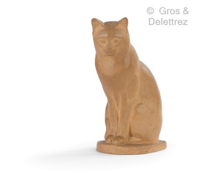Simone BOUTAREL (1892-1987) Seated cat

Terracotta sculpture

Signed

Circa 1940

H...