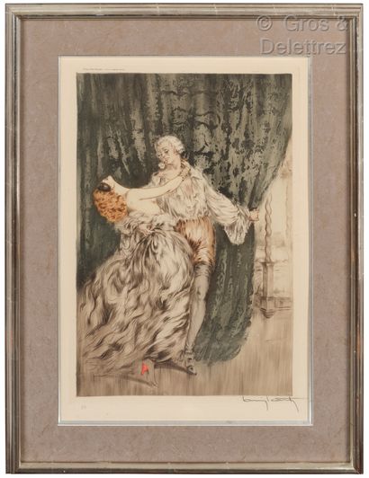 null Louis ICART (1888-1950)

Casanova.

Aquatint and drypoint in color signed lower...