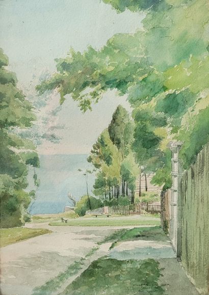 null Paul Joseph LEBRET (1875-?)

Street of Vill ers-sur-Mer

Watercolor signed,...