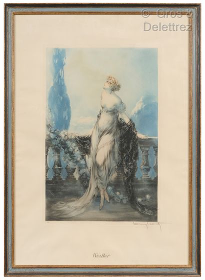 null Louis ICART (1888-1950)

Werther.1928.

Aquatint etching in color signed lower...