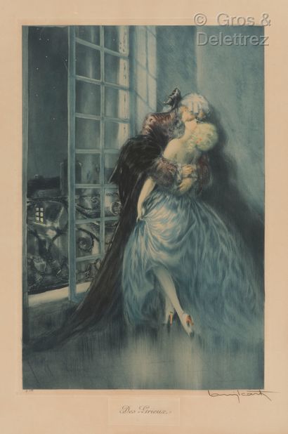 null Louis ICART (1888-1950)

Des Grieux. 1930.

Gravure en couleurs signée en bas...