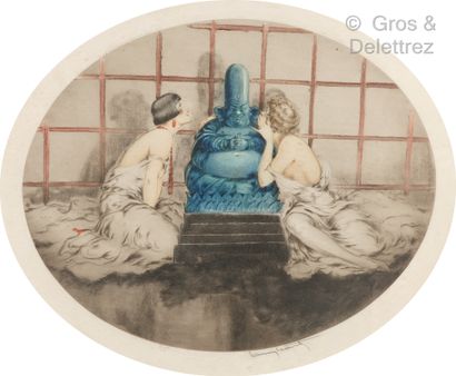 null Louis ICART (1888-1950)

Le Secret. 1926 (Deux élégantes devant un bouddha)

Gravure...