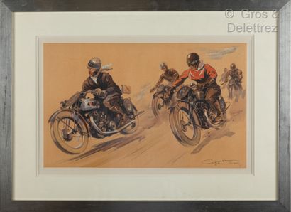 null GEO HAM (1900-1972)

Motorcycle race

Engraving, signed in the plate.

32 x...